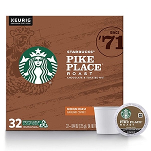 starbucks pike place k cup